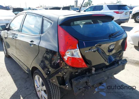 2013 Hyundai Accent Se из США, поврежденный, VIN KMHCU5AE1DU119131